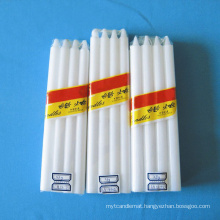 Dripless Paraffin Wax Stick White Candles